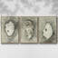 «Neutral Oyster Shell I», ensemble de 3 toiles encadrées-97710823-97710824