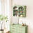 Metal Accent Cabinet with Featuring Three-tier Storage-509174566