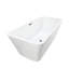 Baignoire de trempage autoportante en acrylique 66,9 "x 29,5"-88388741