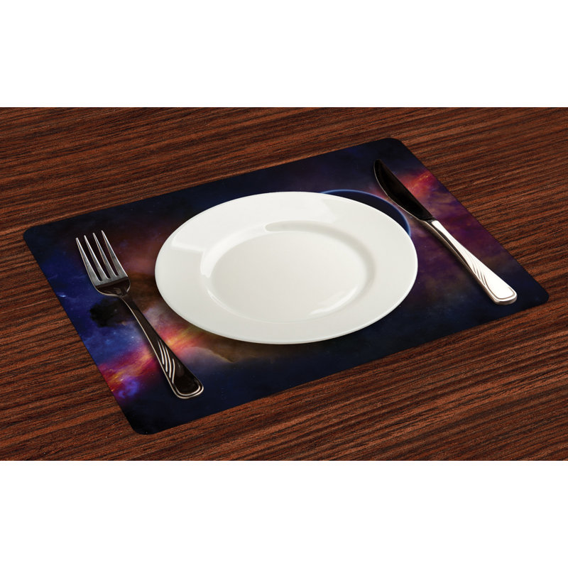 Ashvini Outer Space Planet Earth Stars Placemat