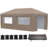 Outsunny 10' x 19.5' Pop Up Canopy Tent with Sidewalls, Height Adjustable Large Party Tent Event Shelter with Leg Weight Bags, Double Doors and Wheeled Carry Bag for Garden, Patio-116011036