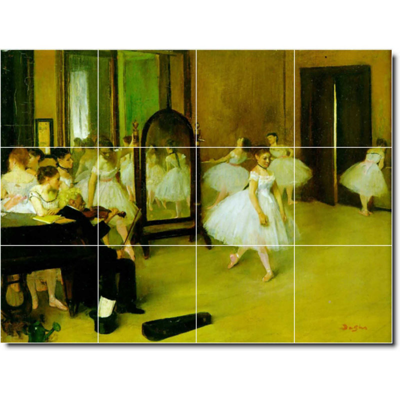 Carreau de peinture murale 32 po x 24 po 8 po x 8 po, Danseur 02403