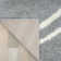 Meiko Modern Striped Shag Light Gray/Ivory Area Rug