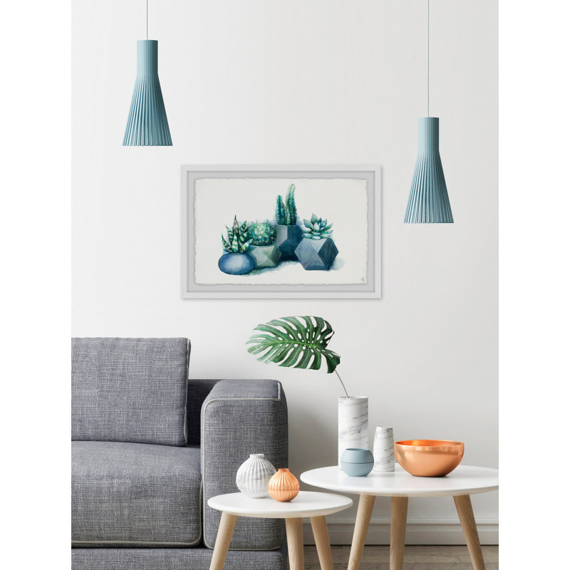 Prism Pots - Single Picture Frame Painting, 61 cm H x 91 cm W x 4 cm D