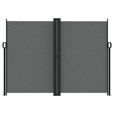 Auvent latéral rétractable Vidaxl anthracite