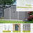 Metal Storage Shed Foundation Kit Included