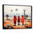 Black Floater Framed