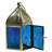 Mini Square Glass Tealight Lantern-110273550