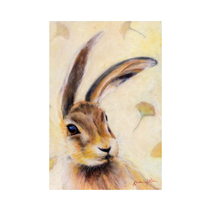Gingko Jack by Karen Weber - Painting on Canvas, 66.04 cm H x 45.72 cm W x 1.91 cm D, Wrapped Canvas