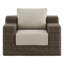 Abela, chaises longues de patio extérieures rembourrées en osier de 85,4 pouces de large avec coussin (ensemble de 2)