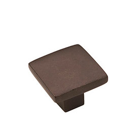 Mission Bronze Square Knob, Espresso