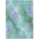 Machine Washable Indoor/Outdoor Xhevrie Teal Rug
