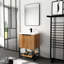 Meuble-lavabo autoportant de 24 po avec lavabo en résine-415762526