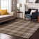 Premium Machine Washable Natoma AMF993 Plaid Rug