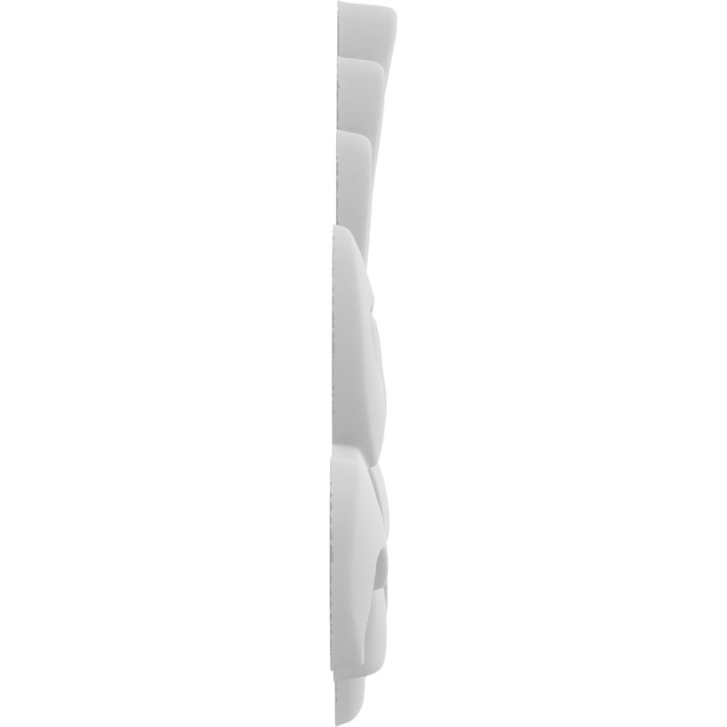 Rosette Sheffield, H 7,5 po x l 10 po x P 0,63 po