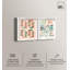 «Flow of Softness pair», ensemble fantaisiste d'art mural encadré par Art Remedy, cadre blanc, 16 x 20-129920225-129920239
