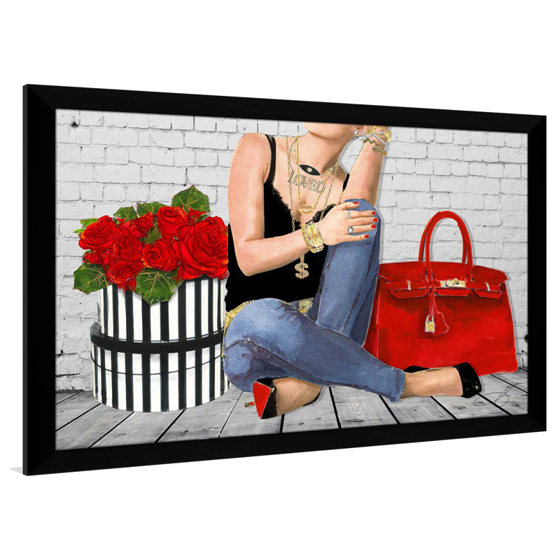 «My Love» par Jodi - impression encadrée, H 21,5 po x l 27,5 po x P 0,75 po