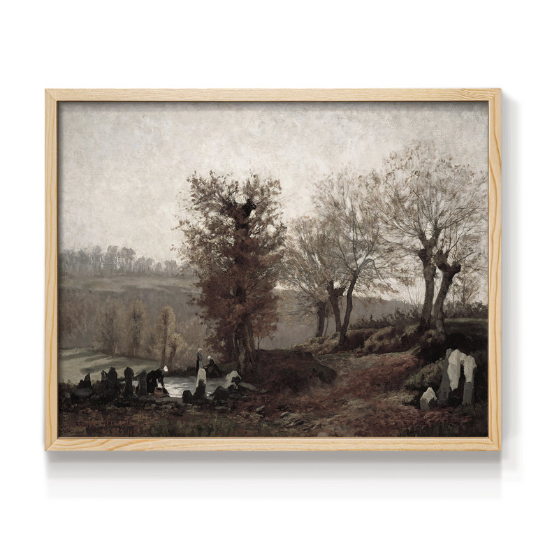 Paysages rétro-CCLII - reproduction encadrée, H 8 po x l 10 po, Naturel