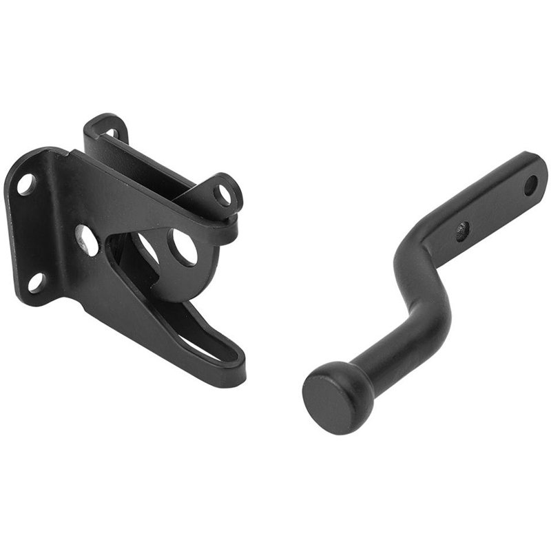 Matte Black Stainless Steel Universal Gate Latch