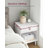 19.7" W Vansant 1 - Drawer Nightstand with Drawer and Open Compartment, Solid Wood Legs-1042174660