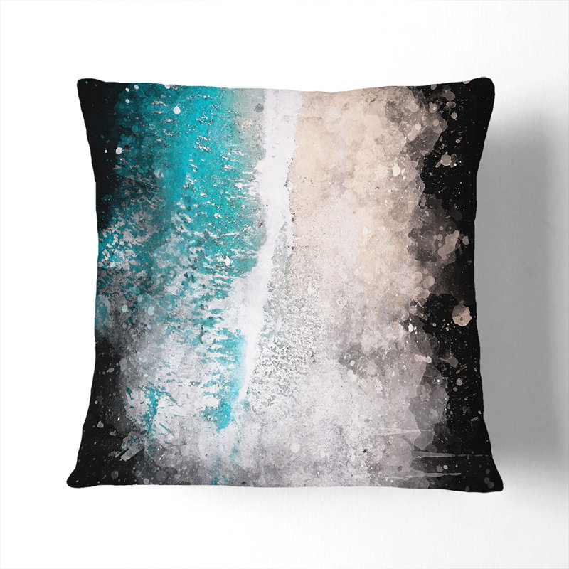Square Throw Cushion, 40cm H x 40cm W x 15cm D
