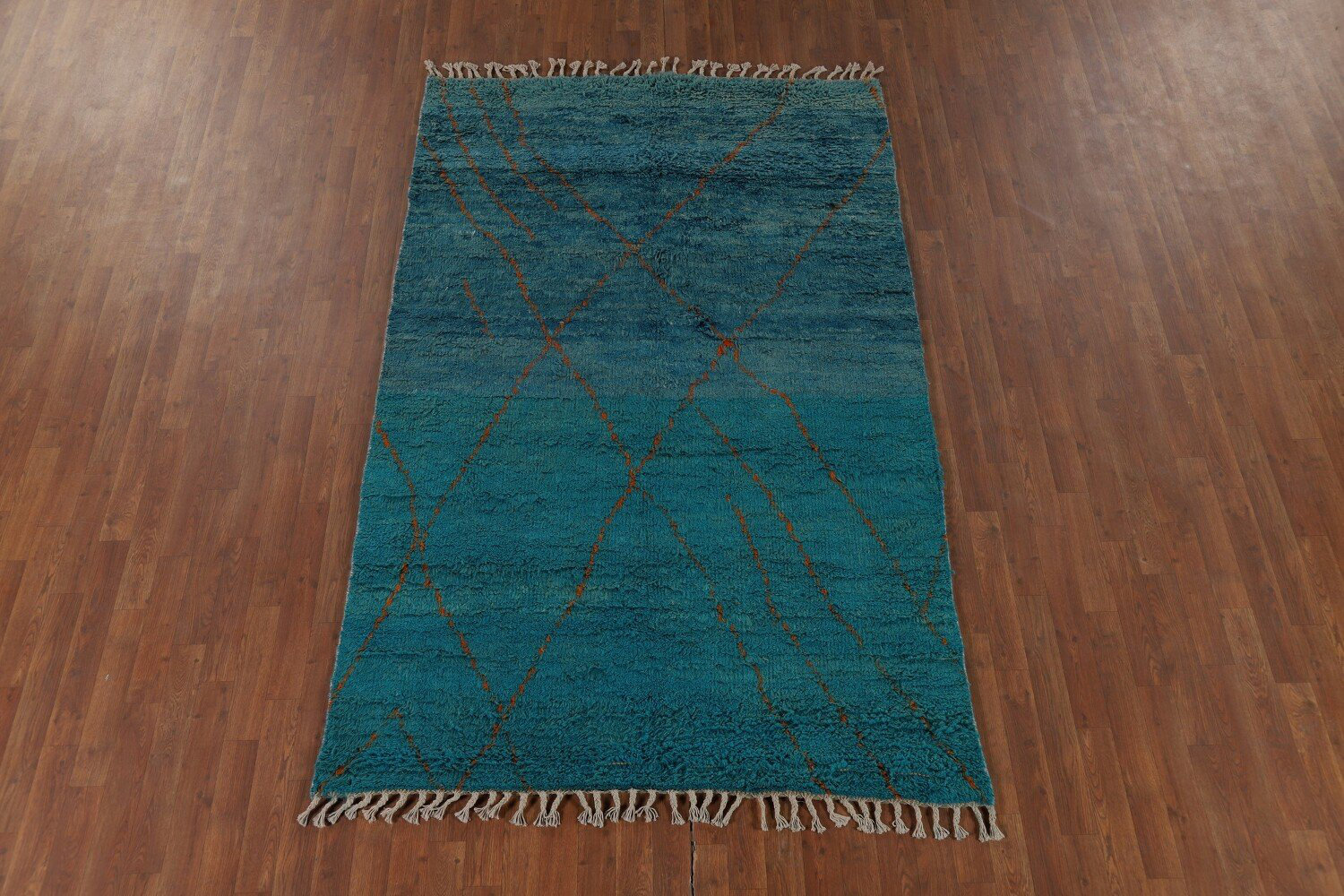 Bungalow Rose Handmade Wool Moroccan Oriental Area Rug 5x8 | Wayfair