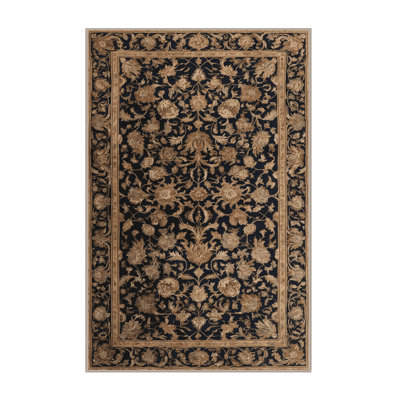 Machine Washable French Brown Area Rug