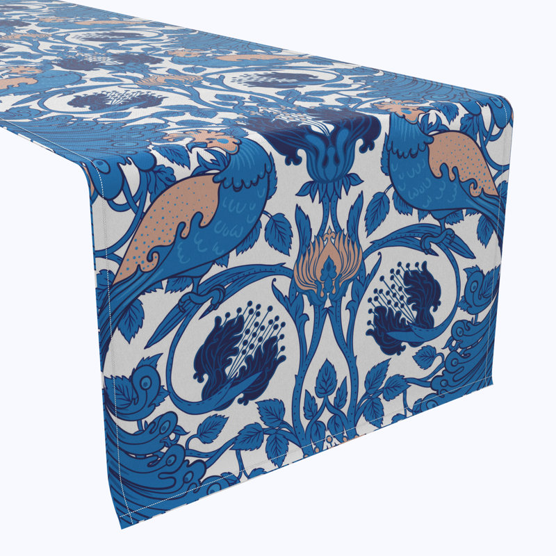 Floral 12 Cotton Table Runners, 108" x 16"