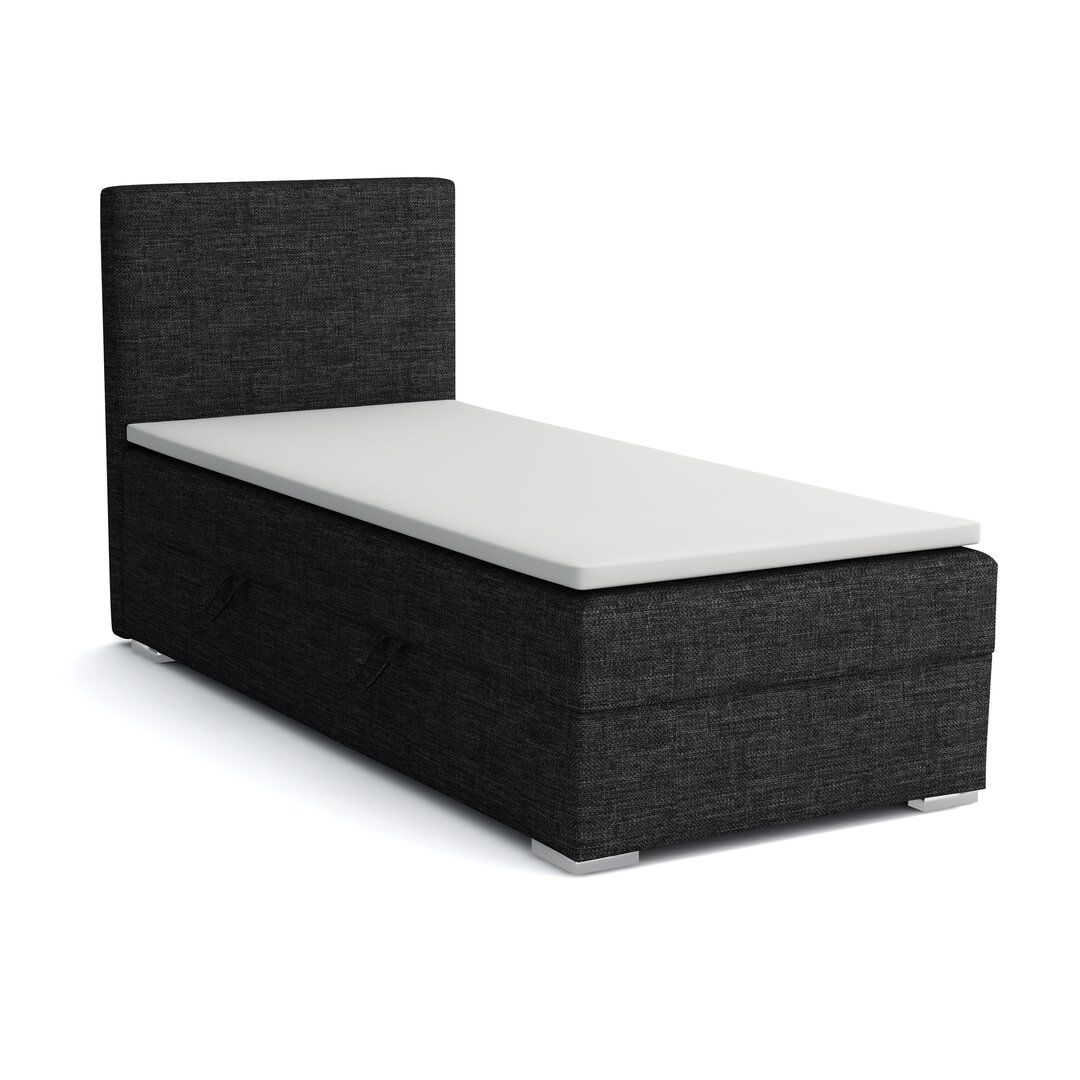 Boxspringbett Ghian mit Topper und Bettkasten