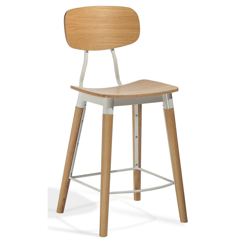 Tabouret de bar et de comptoir Esedra, Naturel, Tabouret de bar (siège d'une hauteur de 30 po)