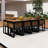 18-Pieces Acacia Wood Patio Dining Set