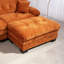 Canapé modulaire modulaire en L à assise profonde réversible 120 po avec repose-pieds, mousse à mémoire de forme et ressorts ensachés 120 po Chenille-1711880652