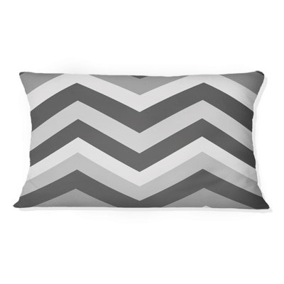 Coussin lombaire gris Mid-Century