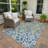 Machine Washable Indoor/Outdoor Chantille ACN2412 Botanical Rug-25461741