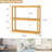 Brunetto Wicker Bathroom Shelves-394330777