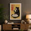 Bear with Dumplings Japandi - Wrapped Canvas-356223564-356223570