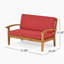 Causeuse avec table basse pour l'extérieur-1042375488