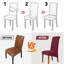 Polyester Box Cushion Dining Chair Slipcover