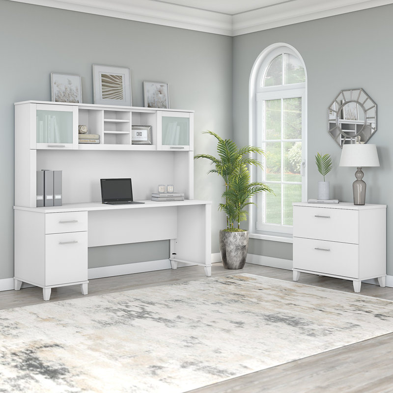 Ozro 71'' Desk, White