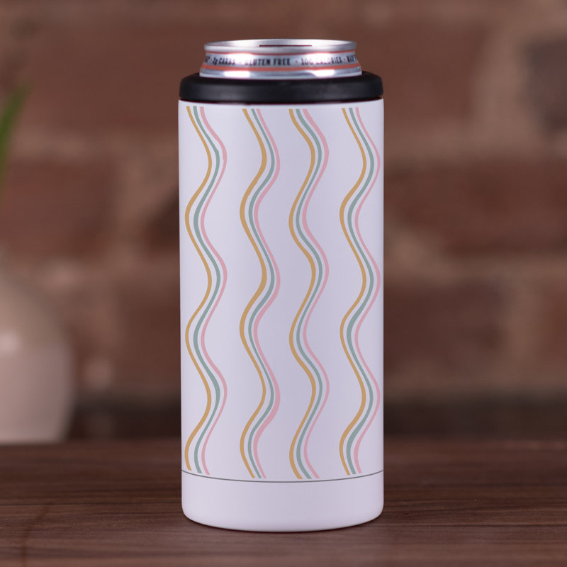 Modern Wavy Stripes 12 oz. Beverage Sleeve