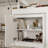 Cyril 110" Extra-Wide Adjustable Height Desk With Double-Access Storage Cabinet
