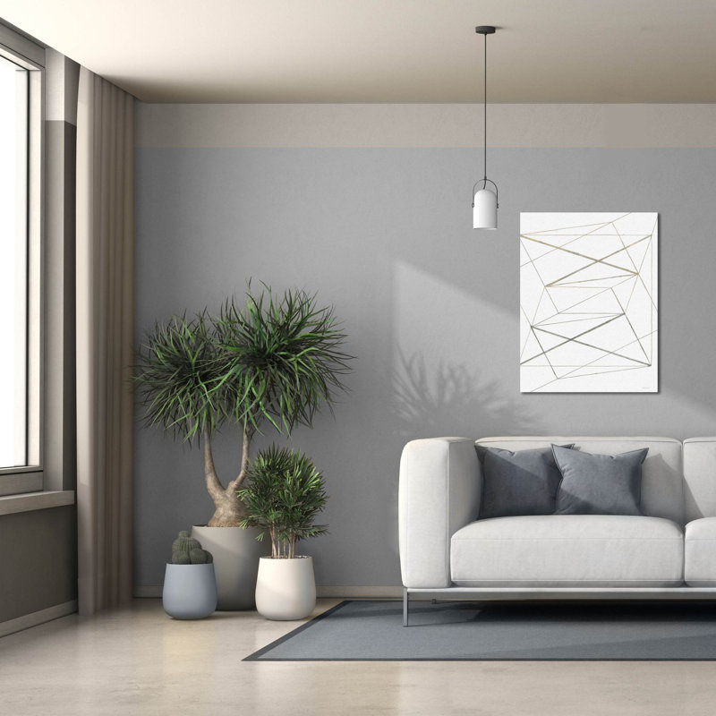 Art mural épique «Lines In My Mind 2» par Stellar Design Studio, 26 po x 34 po