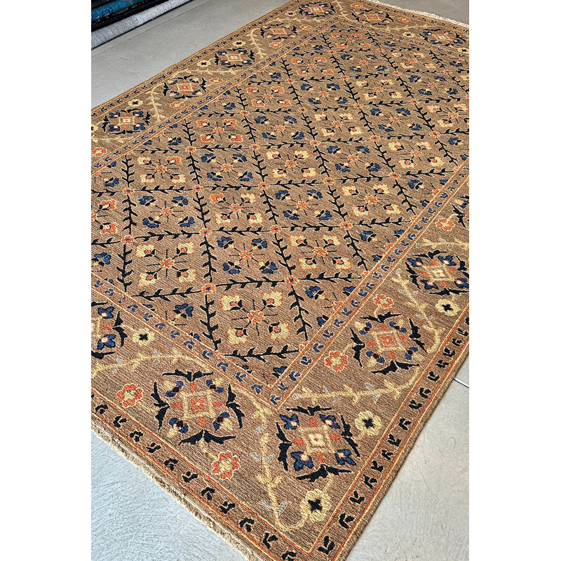 SUZANI 5 MOCHA, Rectangle 6' x 9'