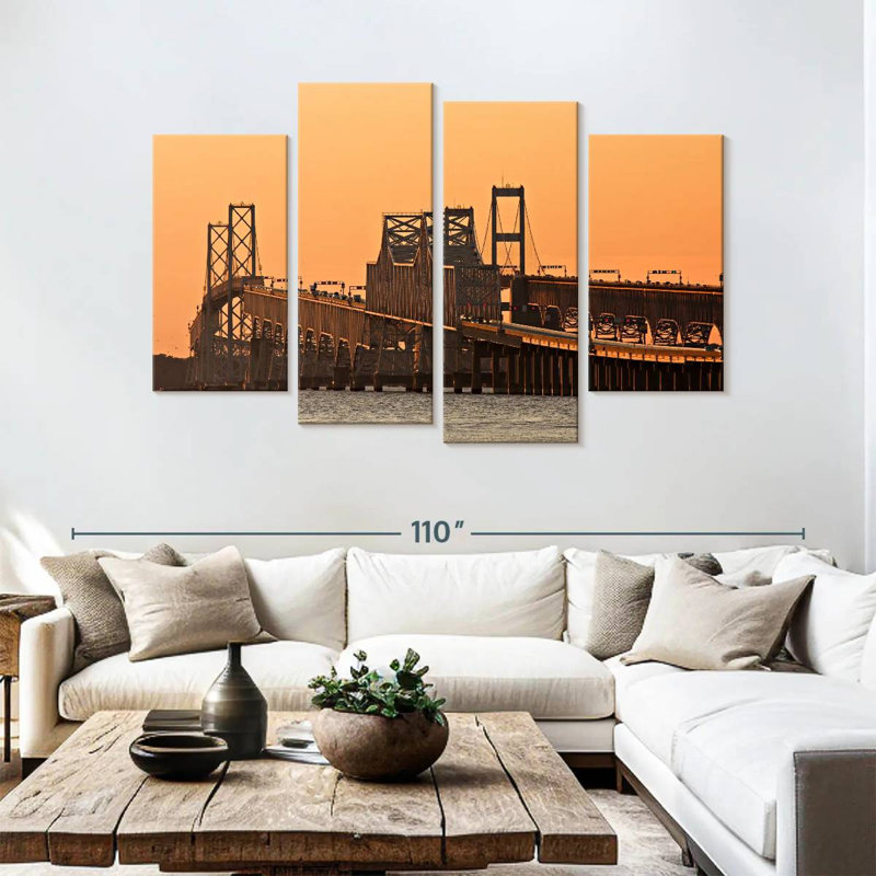 Lilie Chesapeake Bay Bridge, 54" H x 84" W
