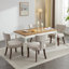 Ensemble de 2 chaises de salle à manger de style Mid-Century moderne-2065362200
