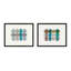 Untitled (Gridlock) Set Of 2 Horizontal By Beth James - Framed Wall Art-1361829125-1361829144