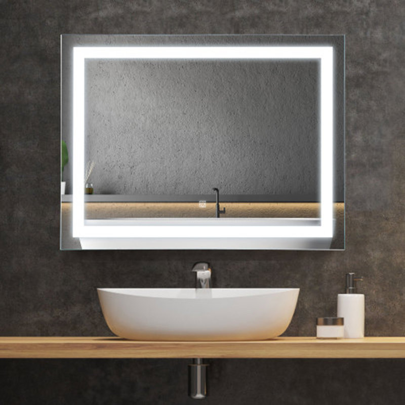 Miroir de salle de bain lumineux à DEL