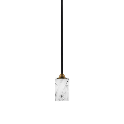 Paramount Stem Hung Pendant Shown With 4" Glass