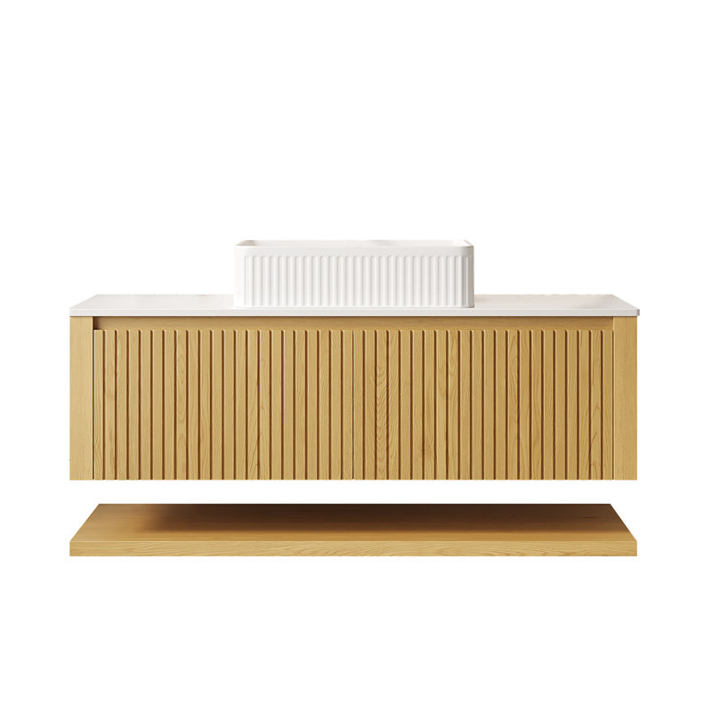 Meuble-lavabo mural simple 48 po avec comptoir