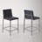 Misa Upholstered Counter Stool with Metal Frame-576239166-576239163